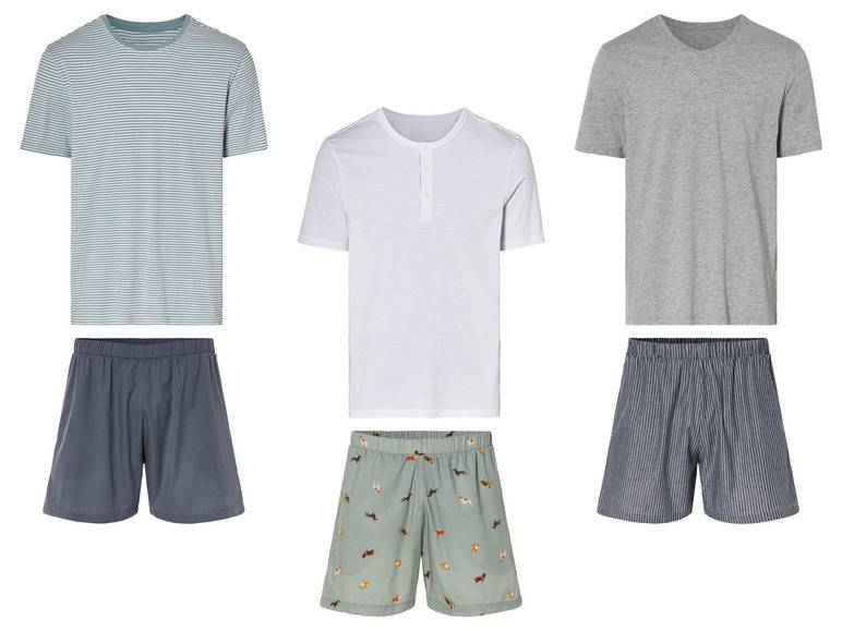 LIVERGY® Herren Pyjama, kurz, mit Baumwolle Saisonale Angebote