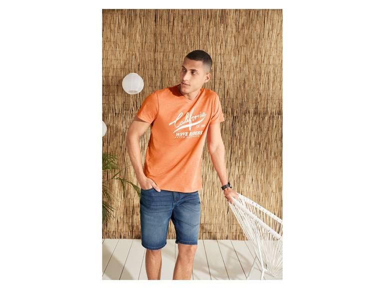 LIVERGY® Herren Denim Sweatshorts, mit Baumwolle Kauf eins, bekomm eins gratis