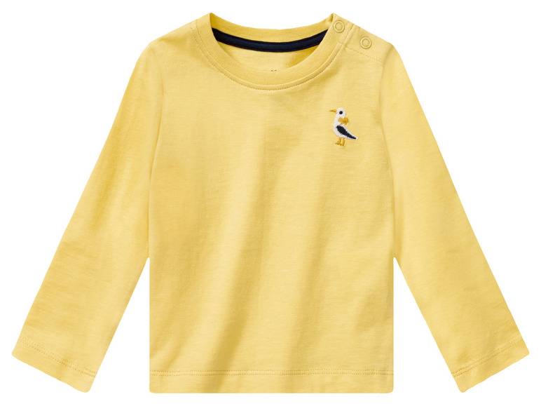 lupilu® Baby Langarmshirt, reine Bio-Baumwolle, 3er Set Neueste Stile