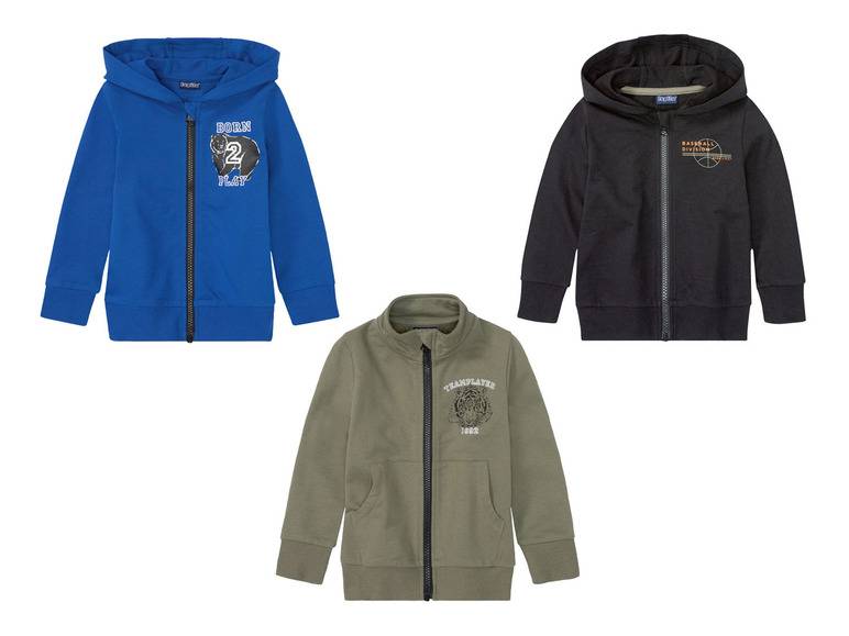lupilu® Kleinkinder Sweatjacke, mit coolem Print