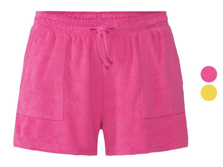 esmara® Damen Frottee Hotpants mit seitlichen Eingrifftaschen