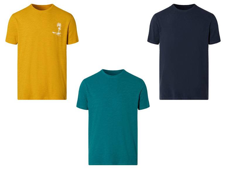 LIVERGY® Herren T-Shirt, körpernah geschnitten