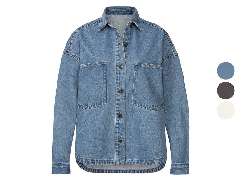 esmara® Damen Overshirt aus reiner Baumwolle