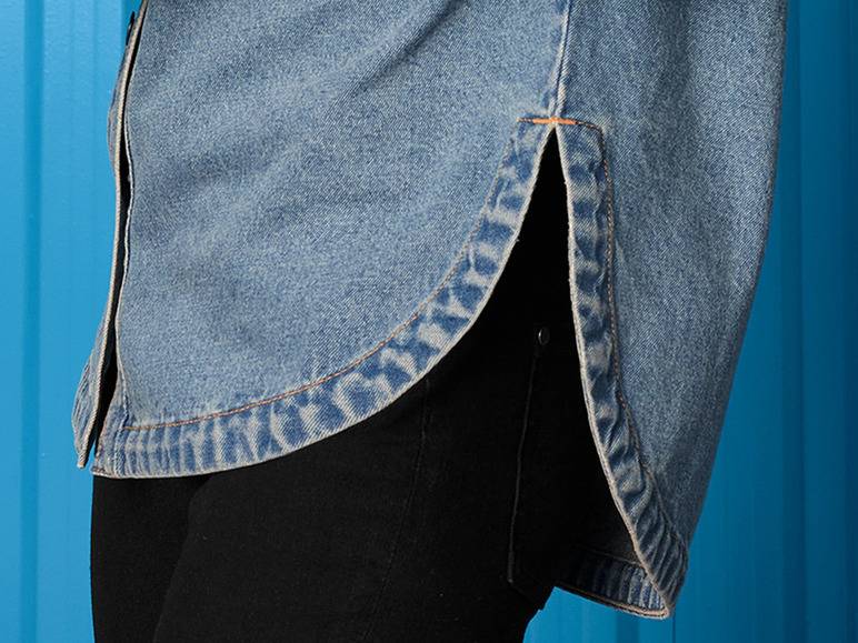 esmara® Damen Overshirt aus reiner Baumwolle Rabatt