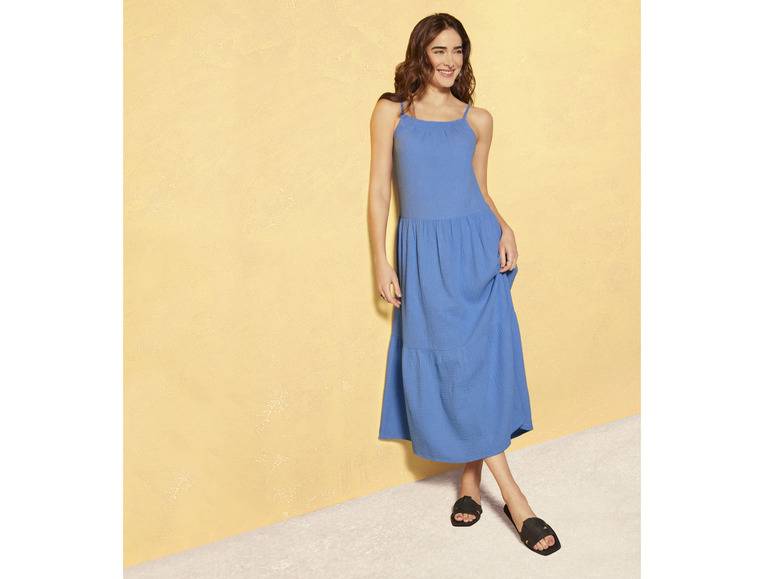 esmara® Damen Midi-Kleid mit Volants Versandkostenfrei