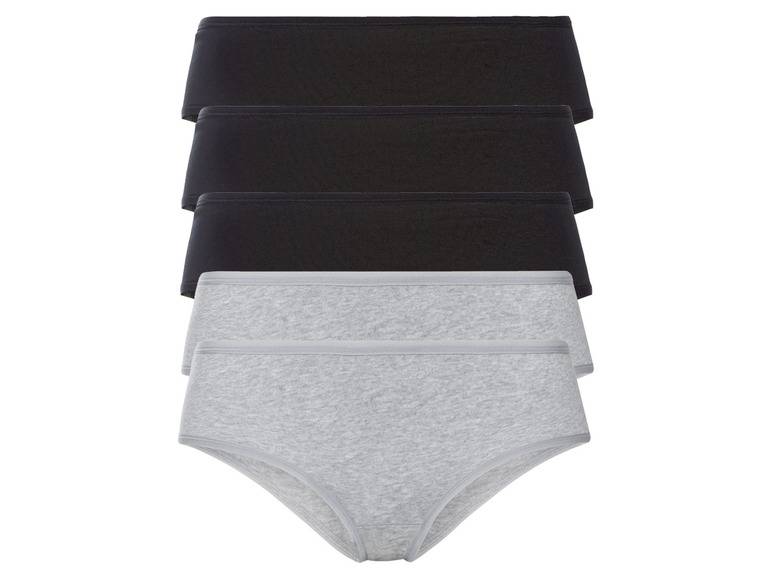 esmara® Damen Hipster, 5 Stück, mit Baumwolle Preisnachlass