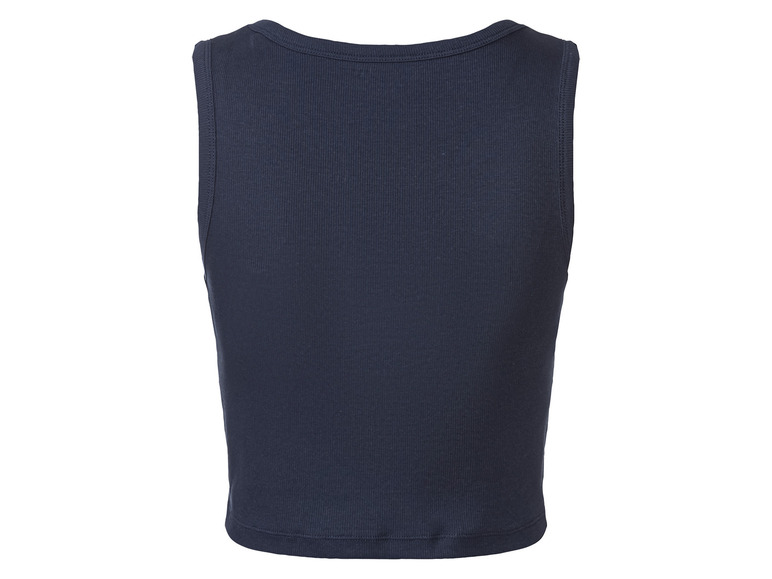 esmara® Damen Crop-Tops, 2 Stück, in Ripp-Qualität Jubiläumsangebot