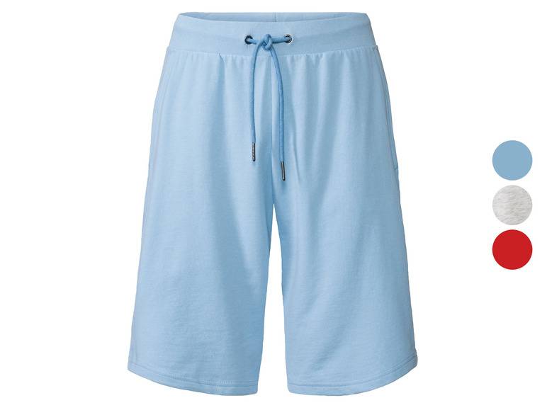 LIVERGY® Herren Sweatbermudas, normale Leibhöhe, mit Gesäßtasche