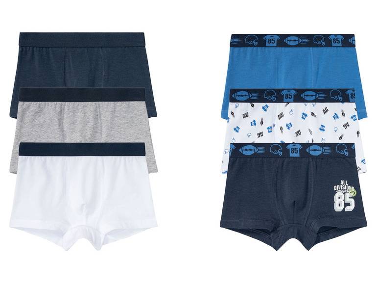 pepperts!® Jungen Boxer, 3 Stück, mit hohem Baumwollanteil