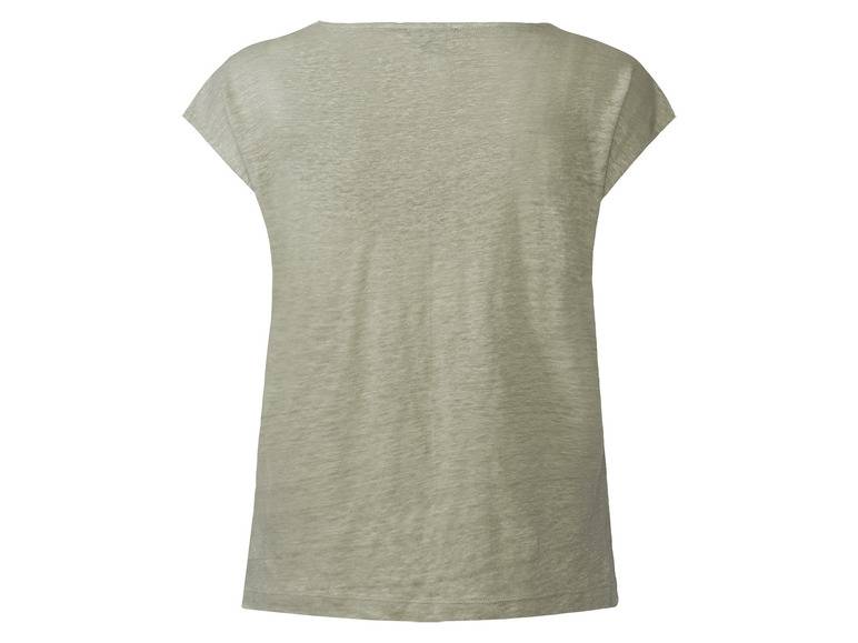esmara® Damen Leinenshirt mit V-Ausschnitt Neueste Stile