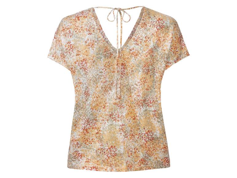 esmara® Damen Leinenshirt mit V-Ausschnitt Neueste Stile