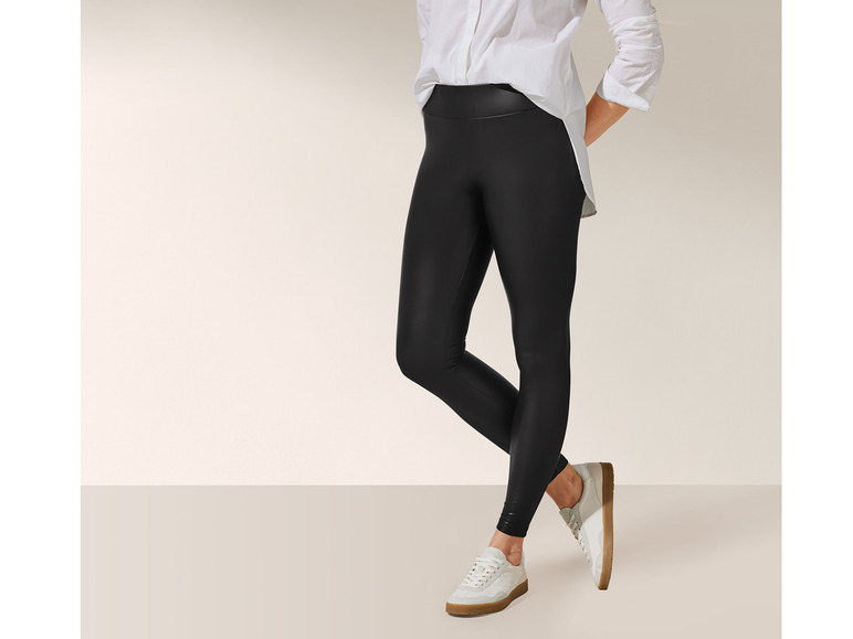 esmara® Damen Leggings in Lederoptik Letzte 2 Tage