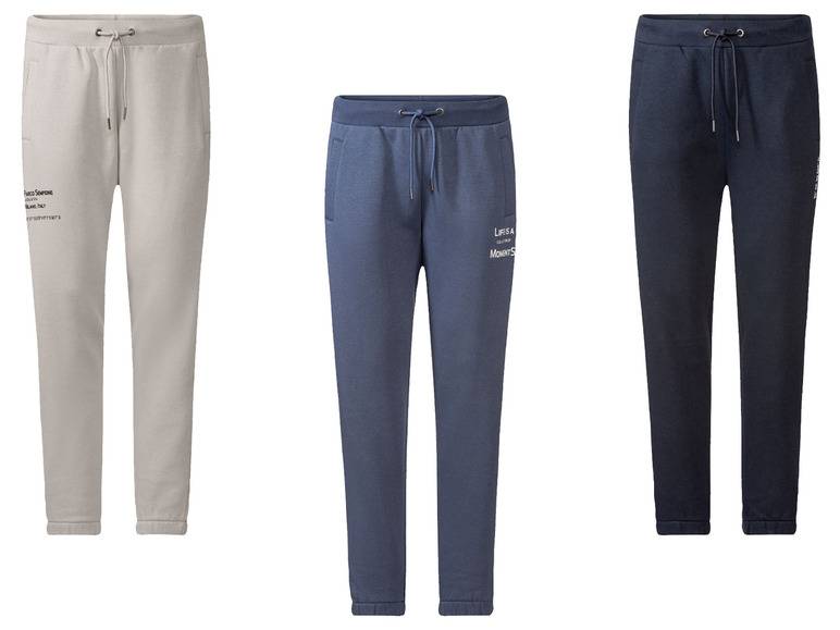 LIVERGY® Herren Sweathose, hoher Baumwollanteil