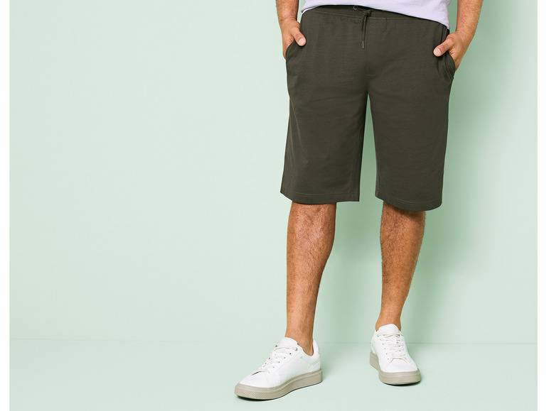 LIVERGY® Herren Bermuda aus bequemer Heavy-Jersey-Qualität Im Verkauf