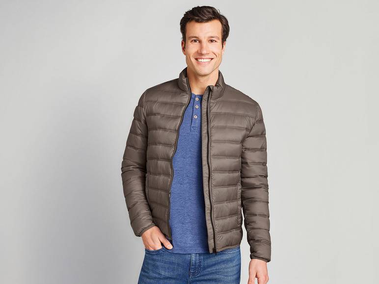 LIVERGY® Herren Lightweight-Jacke, ultraleicht und warm 50% Rabatt für begrenzte Zeit