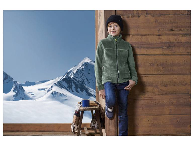 CRIVIT Kinder Fleecejacke, mit Stehkragen Online