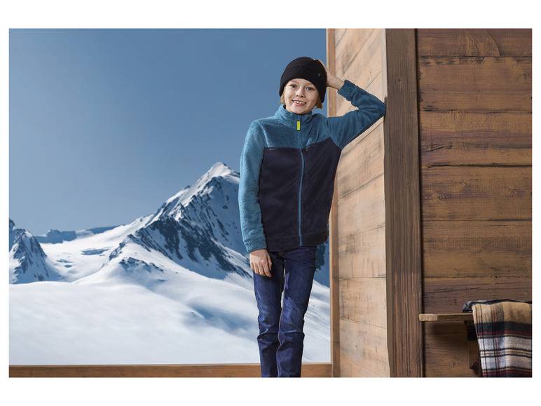 CRIVIT Kinder Fleecejacke, mit Stehkragen Online