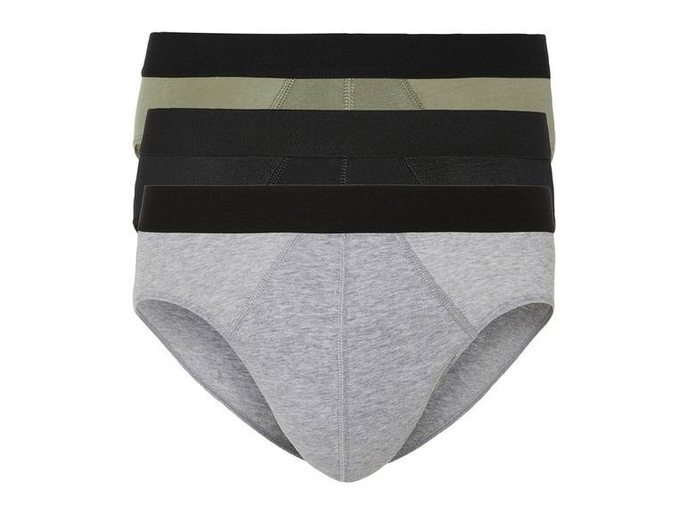 LIVERGY® Herren Slips, 3 Stück, mit hohem Baumwollanteil Verkauf