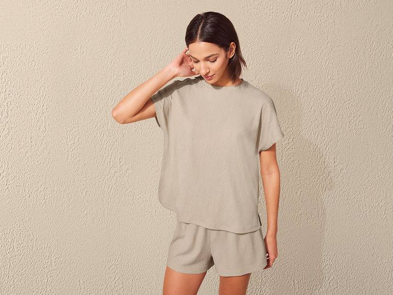esmara® Damen Shirt mit Crinklestruktur Fabrikpreis