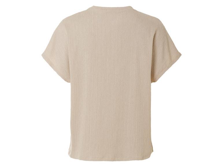 esmara® Damen Shirt mit Crinklestruktur Fabrikpreis