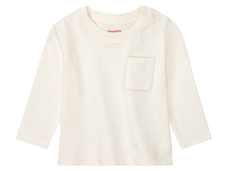 lupilu® Baby Langarmshirts, 2 Stück, aus reiner Bio-Baumwolle Versandkostenfrei