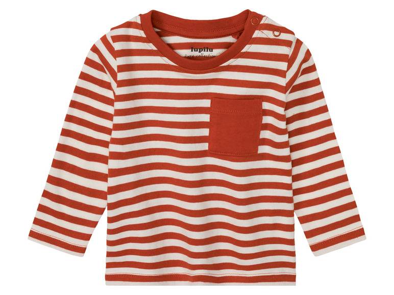 lupilu® Baby Langarmshirts, 2 Stück, aus reiner Bio-Baumwolle Versandkostenfrei