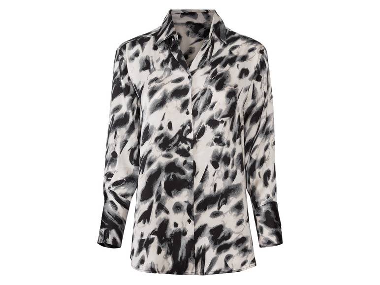 esmara® Damen Satin-Bluse, leger geschnitten Online Shopping