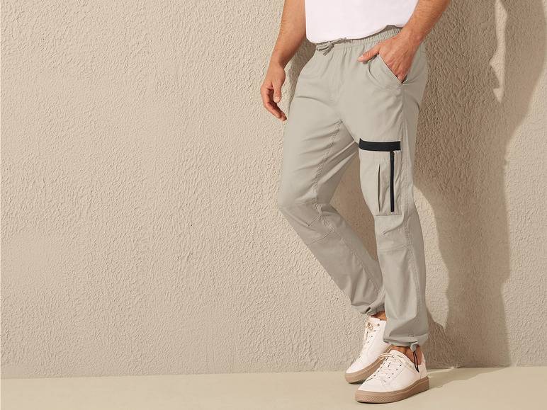 LIVERGY® Herren Parachute-Hose mit Eingrifftaschen Saisonschlussverkauf