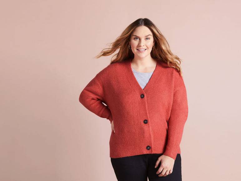 esmara® Damen Cardigan, leger geschnitten, mit V-Ausschnitt Muttertagsangebot