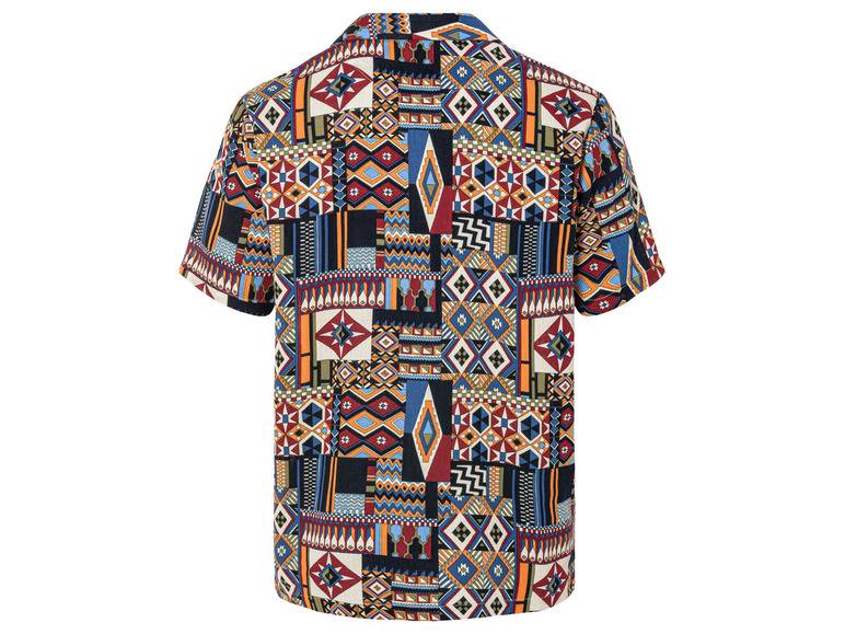 LIVERGY® Herren Resortshirt, kurzarm, leger geschnitten Valentinstagsangebot