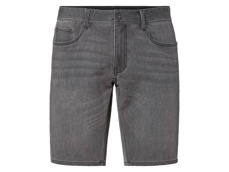 LIVERGY® Herren Sweat-Denim-Bermudas mit Baumwolle Jubiläumsangebot
