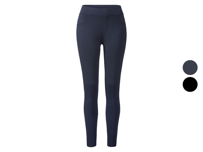 esmara® Damen Jeggings, hohe Leibhöhe, mit Viskose