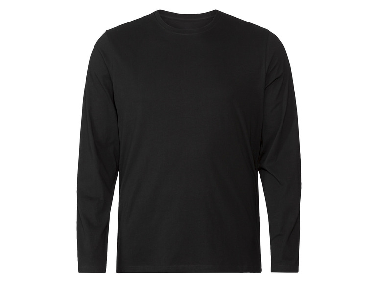 LIVERGY® Herren Langarmshirts, 2 Stück, mit Rundhalsausschnitt Saisonale Angebote
