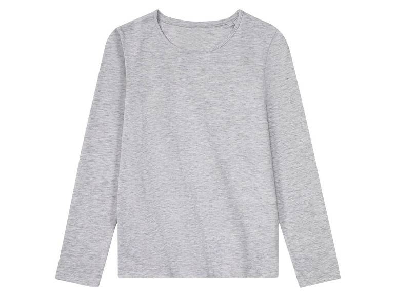 pepperts!® Kinder Mädchen Langarmshirts, 3 Stück, mit Rundhalsausschnitt Kauf eins, bekomm eins gratis