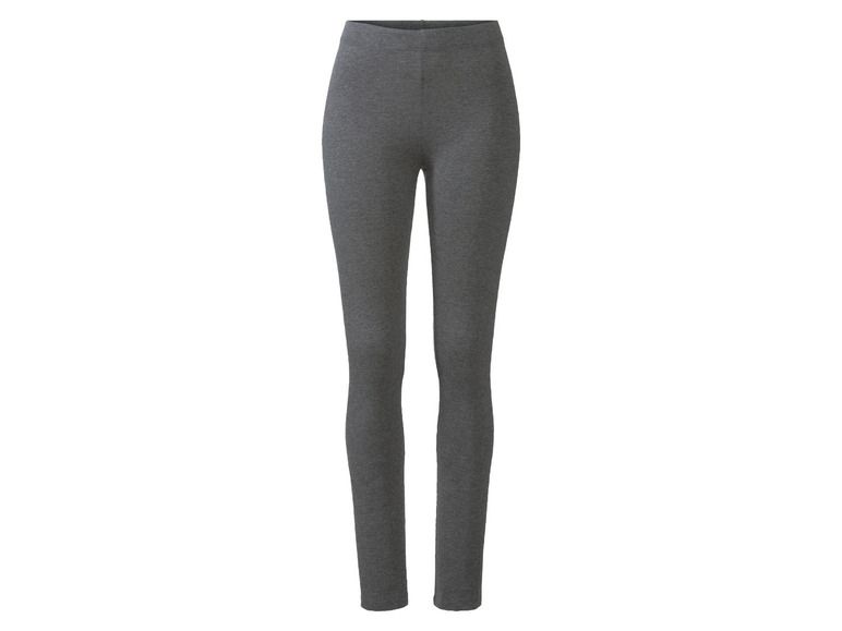 esmara® Damen Leggings, 2 Stück, normale Leibhöhe Letzte 3 Tage