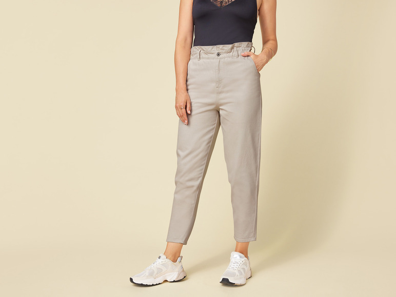 esmara® Damen Paperbag-Hose, 7/8-Länge Letzte 2 Tage