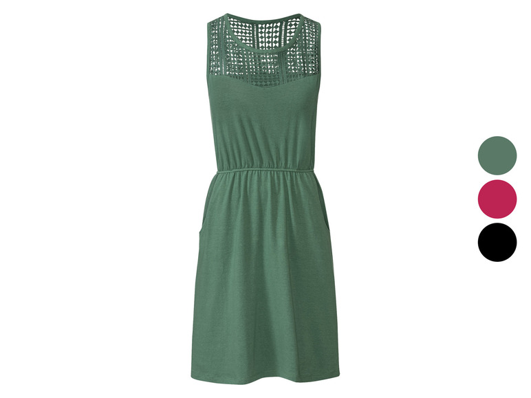 esmara® Damen Kleid mit Häkelspitze