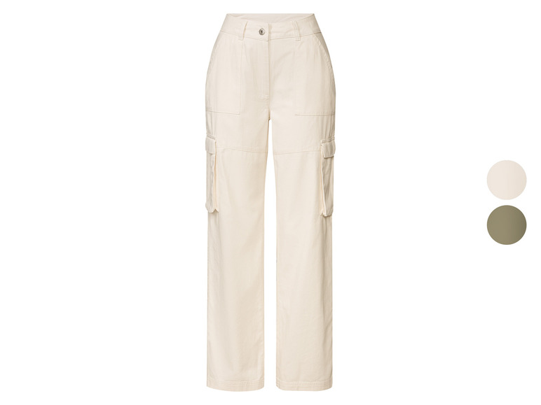esmara® Damen Cargohose mit Viskose