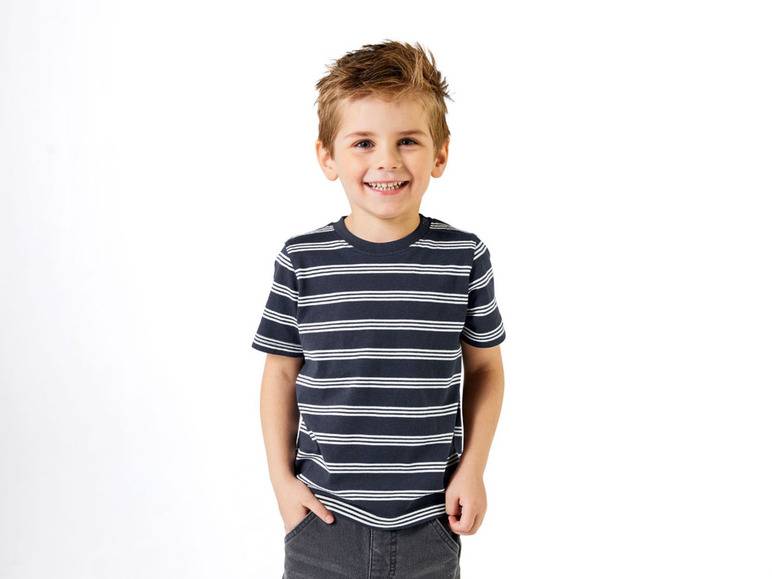 lupilu® Kinder T-Shirts, 4 Stück, aus weicher Single-Jersey-Qualität Bis zu 65% Rabatt