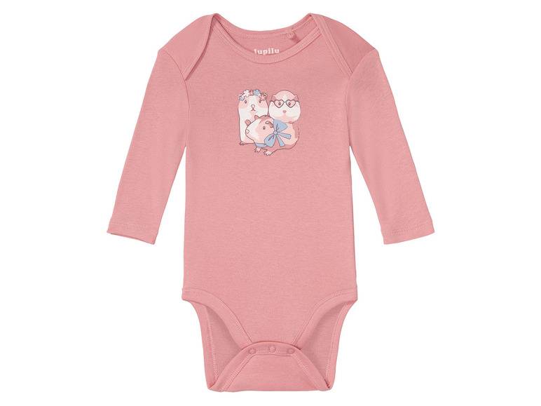 lupilu® Baby Bodies, 2 Stück, aus reiner Bio-Baumwolle Vierteljährliche Förderung