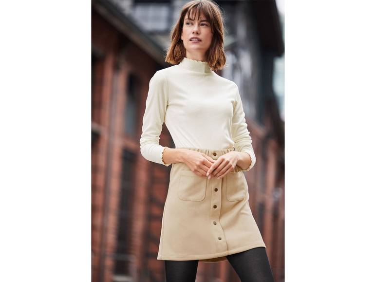 esmara® Damen Rollkragenshirt in hochwertiger Ripp-Qualität Super Rabatt