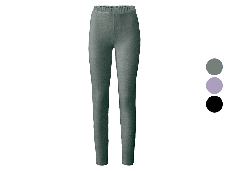 esmara® Damen Cord-Leggings, normale Leibhöhe