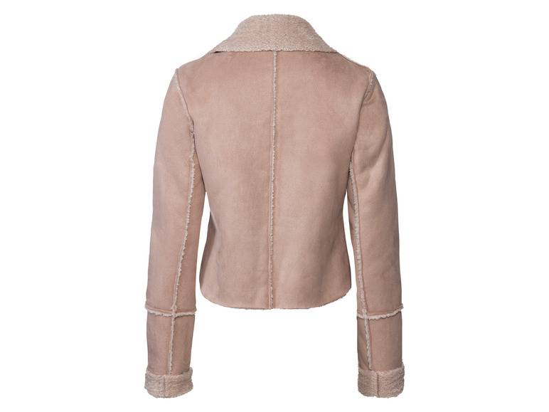 esmara® Damen Bikerjacke aus Lammfellimitat Clearance-Verkauf
