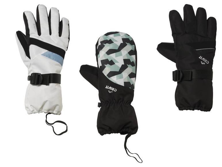 CRIVIT Damen Skihandschuhe mit Sicherheitsschlaufe Kostenloser Versand international