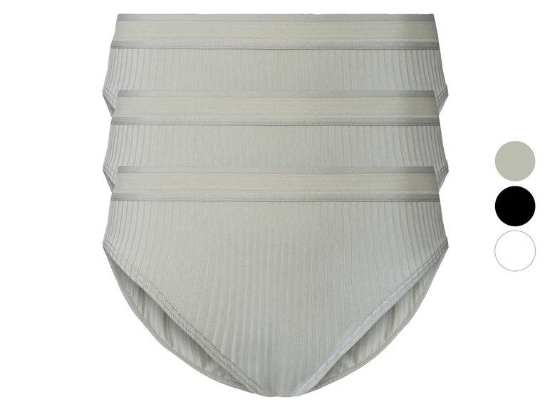 esmara® Damen Slip, 3 Stück, in Ripp-Qualität Fabrikladen