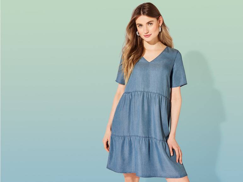 esmara® Damen Kleid mit Volants Outlet