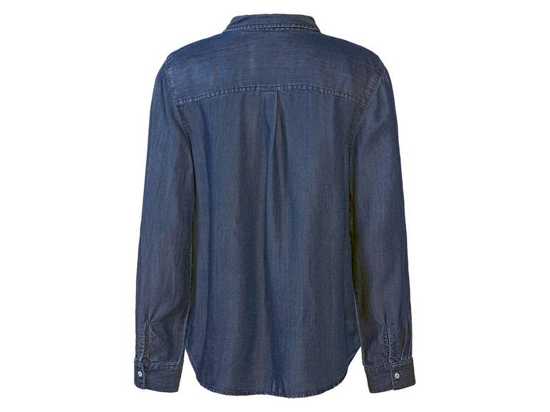 esmara® Damen Bluse, modischer Denim-Look Angebote