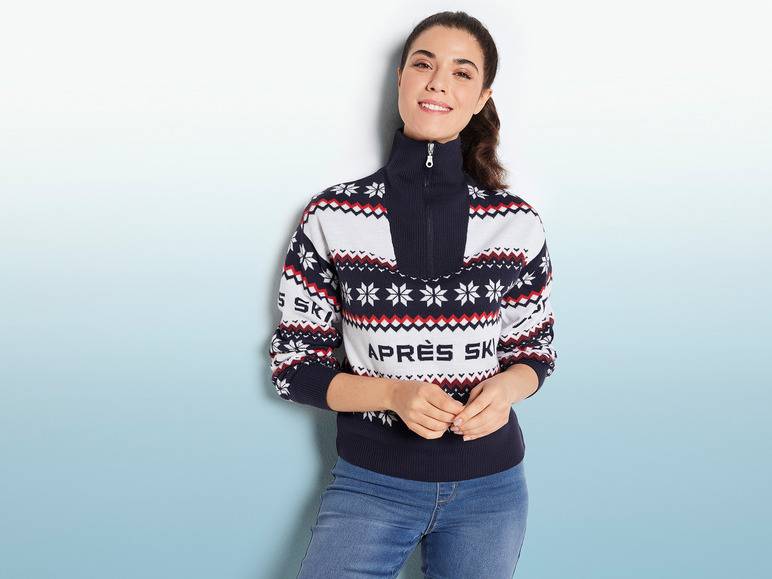 esmara® Damen Stricktroyer mit Jacquardmuster Hotsell