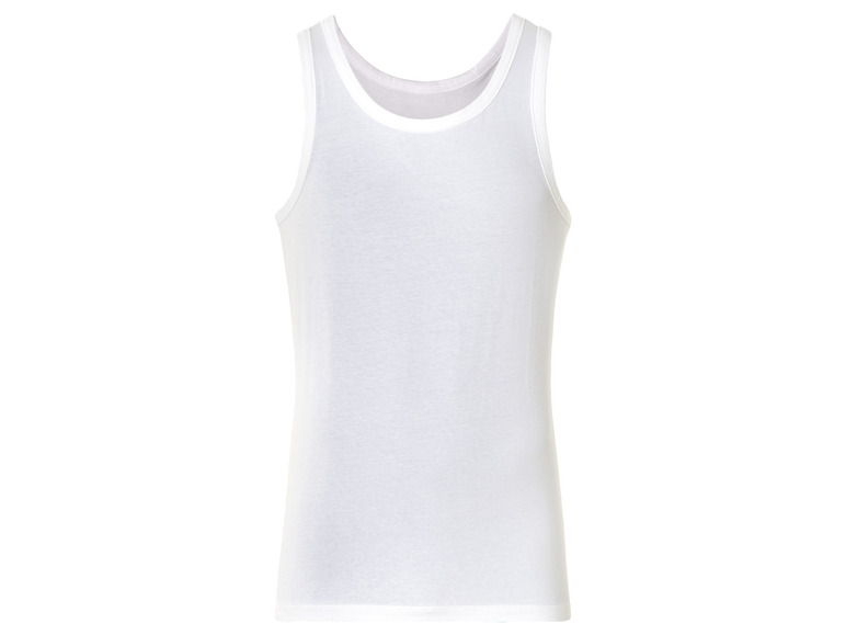 LIVERGY® Herren Achselhemden, 5 Stück, hoher Baumwollanteil im Angebot