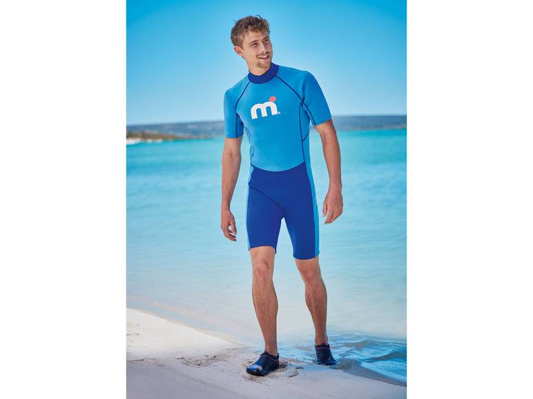 Mistral Herren Neopren-Shorty mit Reißverschluss am Rücken, blau/navy Schlussverkauf